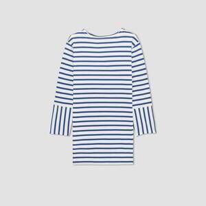 Everlane Women's Mariner Dress in Canvas Tan/Mazarine Blue, Size Small
